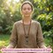 Rudraksha Mala with Narmadeshwar Shivling Pendant for Men Women 5 Mukhi Rudraksha Mala Shaligram Narmada Pendant Necklace Yoga Meditation (pack of 1)